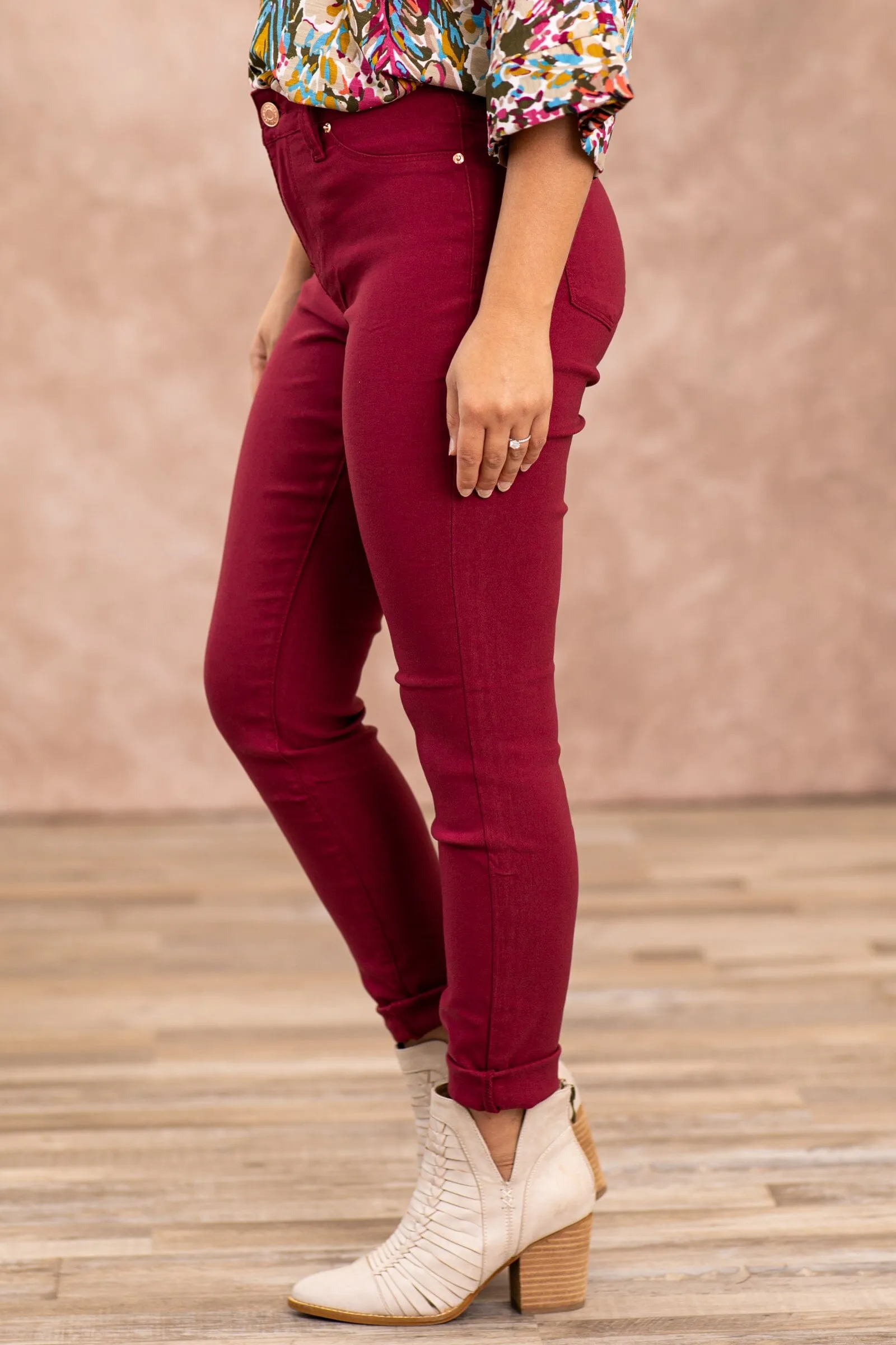 YMI Raspberry Hyperstretch Pants
